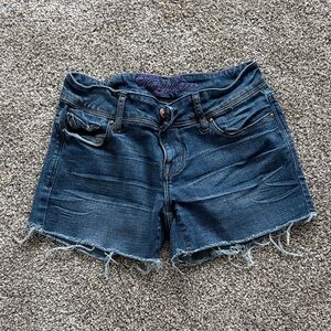 dELiA*s Taylor Dark Blue Jean Shorts